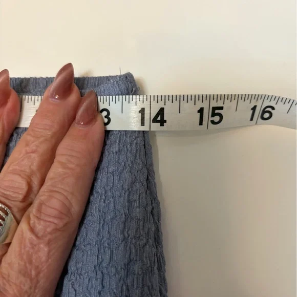 #189 NWT, Adorable See You Monday Blue Knit Skirt Set - Picture 9 of 11